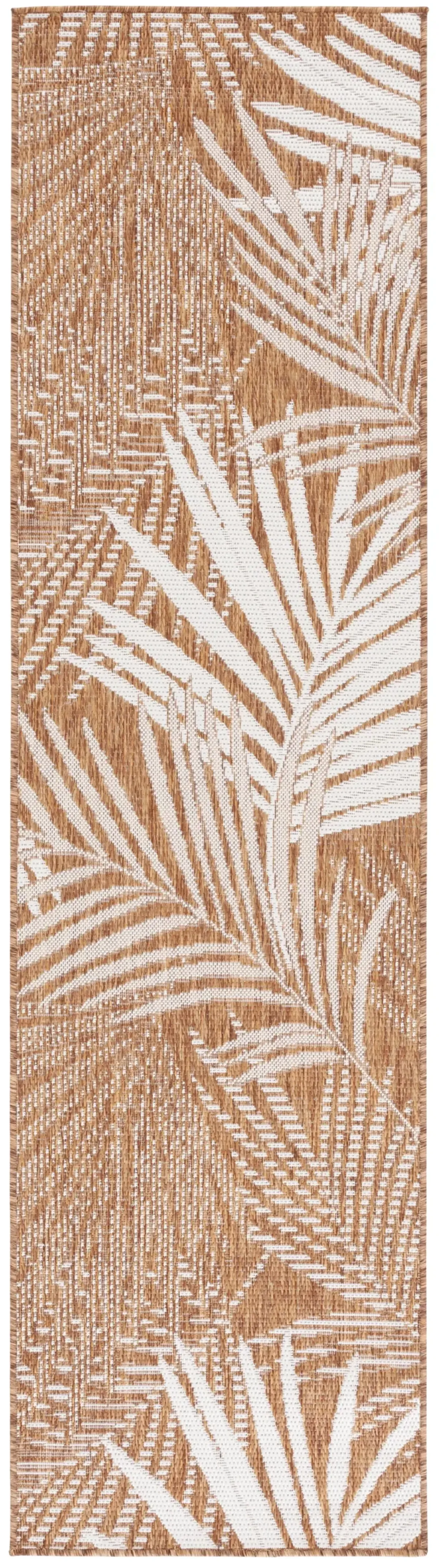 BEACH HOUSE 264 BROWN  2'-2' x 8' Runner Rug