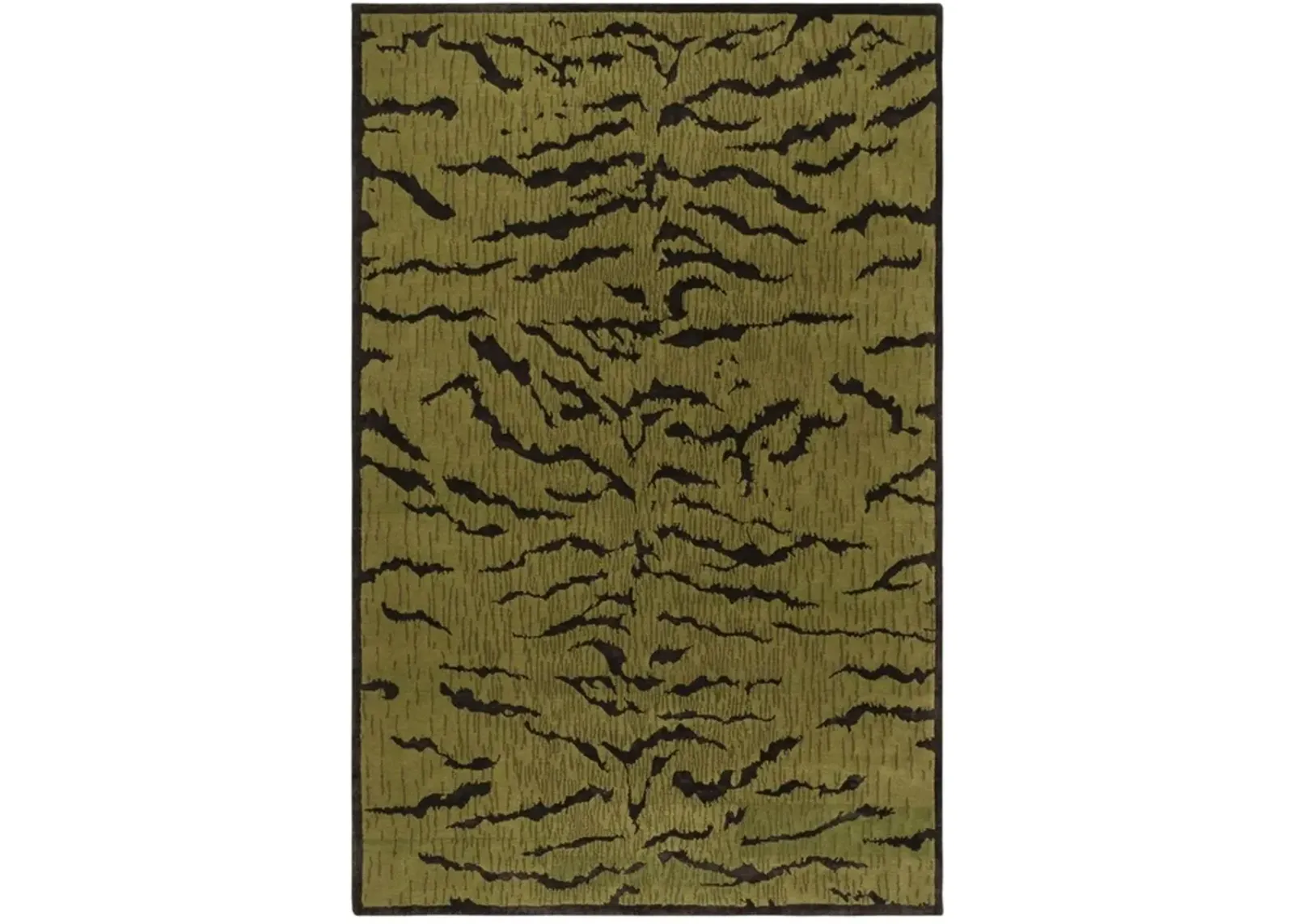 JDK351 Green  6' X 9' Medium Rectangle Rug