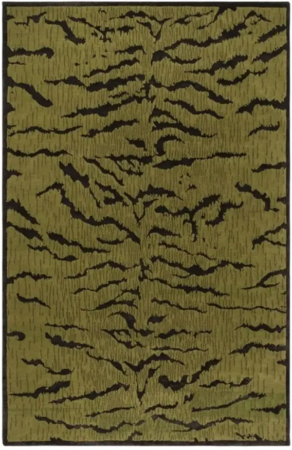 JDK351 Green  6' X 9' Medium Rectangle Rug