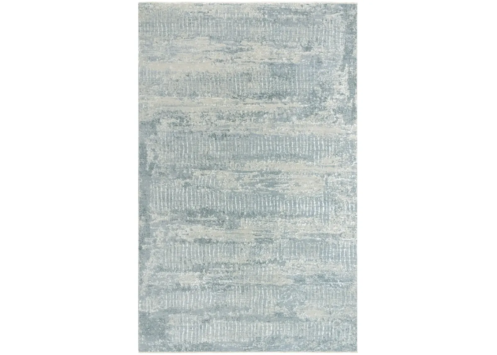 Couture Gray Abstract NZ Wool/Tencel Blend 9'x12' Rectangle Rug