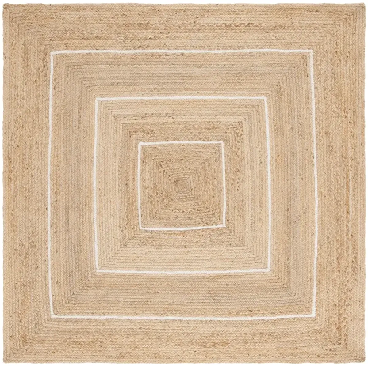 NATURAL FIBER 892 NATURAL  6' x 6' Square Square Rug