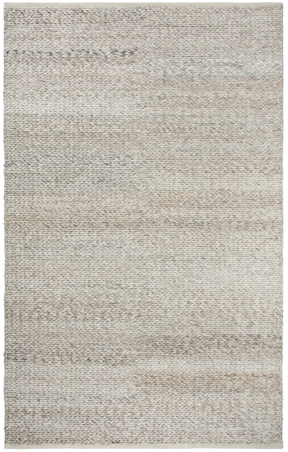 Ewe Complete me Beige Woven Wool/Polyester 8' x 10' Rectangle Rug