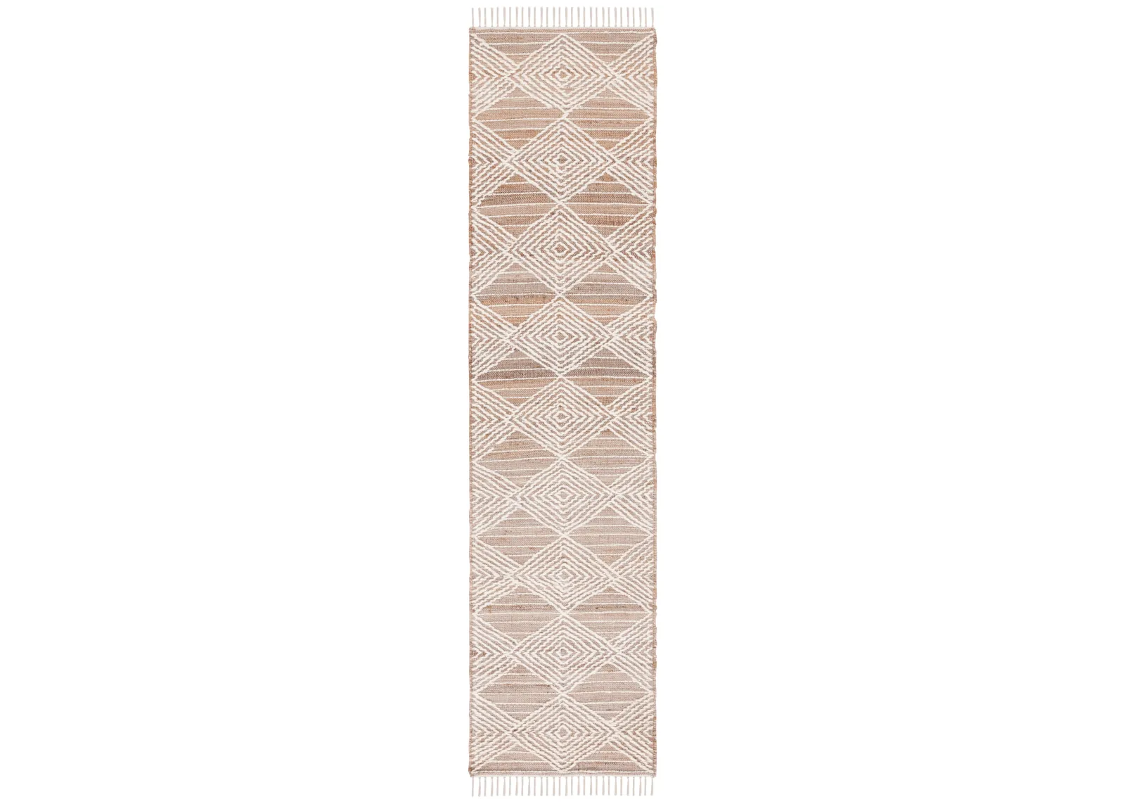 KILIM 452 NATURAL 2'-3' x 13' Runner Rug