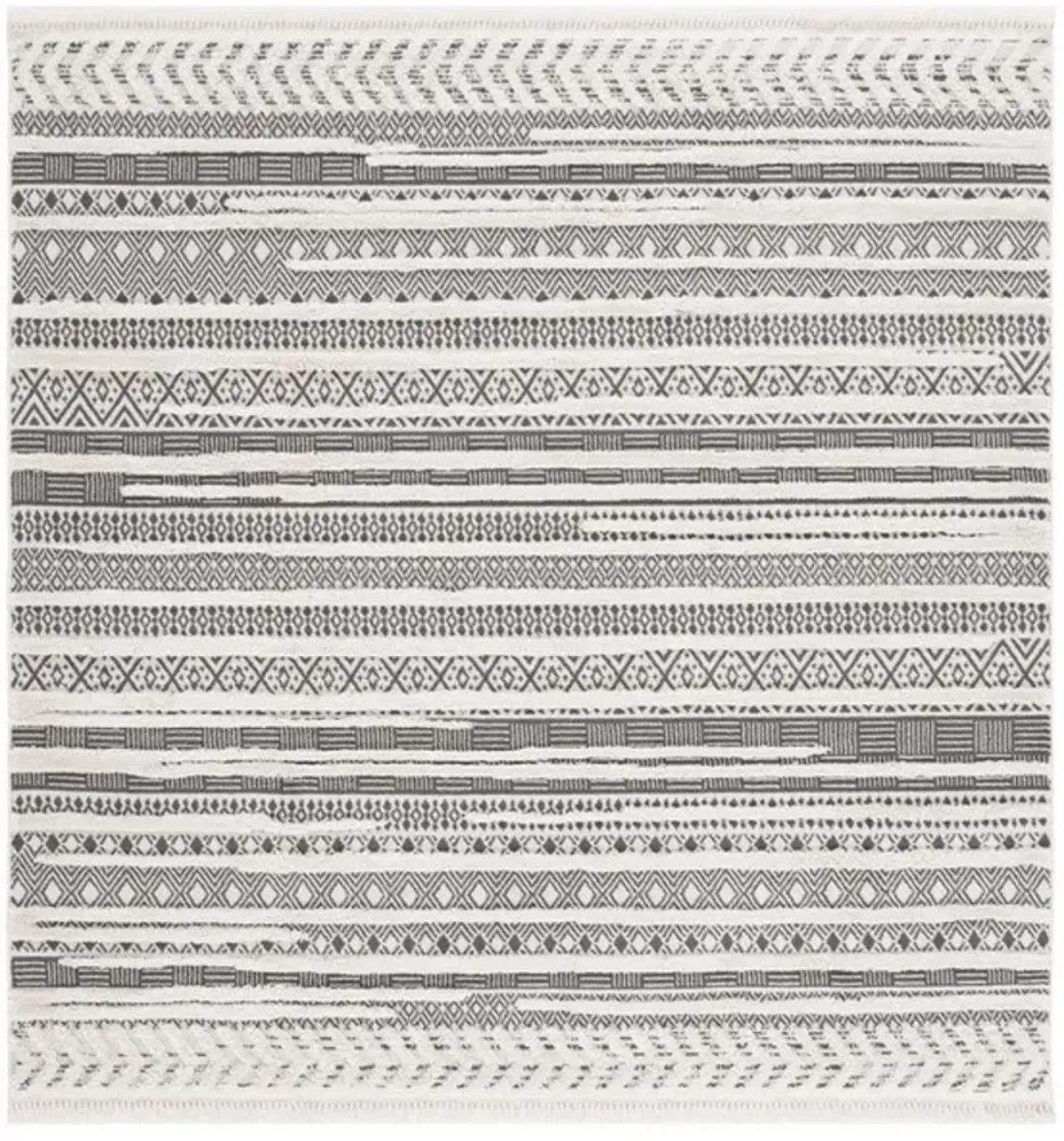 URBAN 204 Grey  6'-7' X 6'-7' Square Square Rug