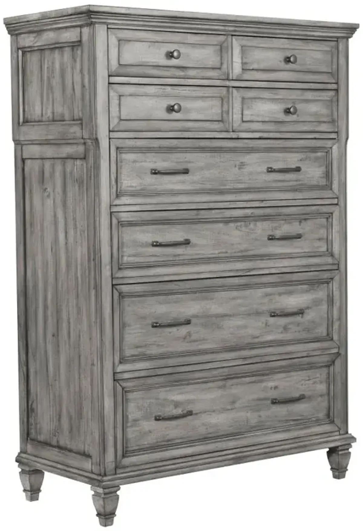 Avenue 8-drawer Rectangular Chest Grey