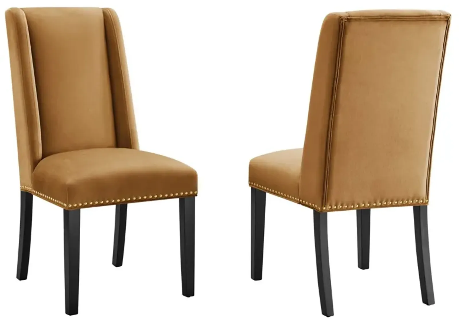 Baron Performance Velvet Dining Chairs - Set of 2