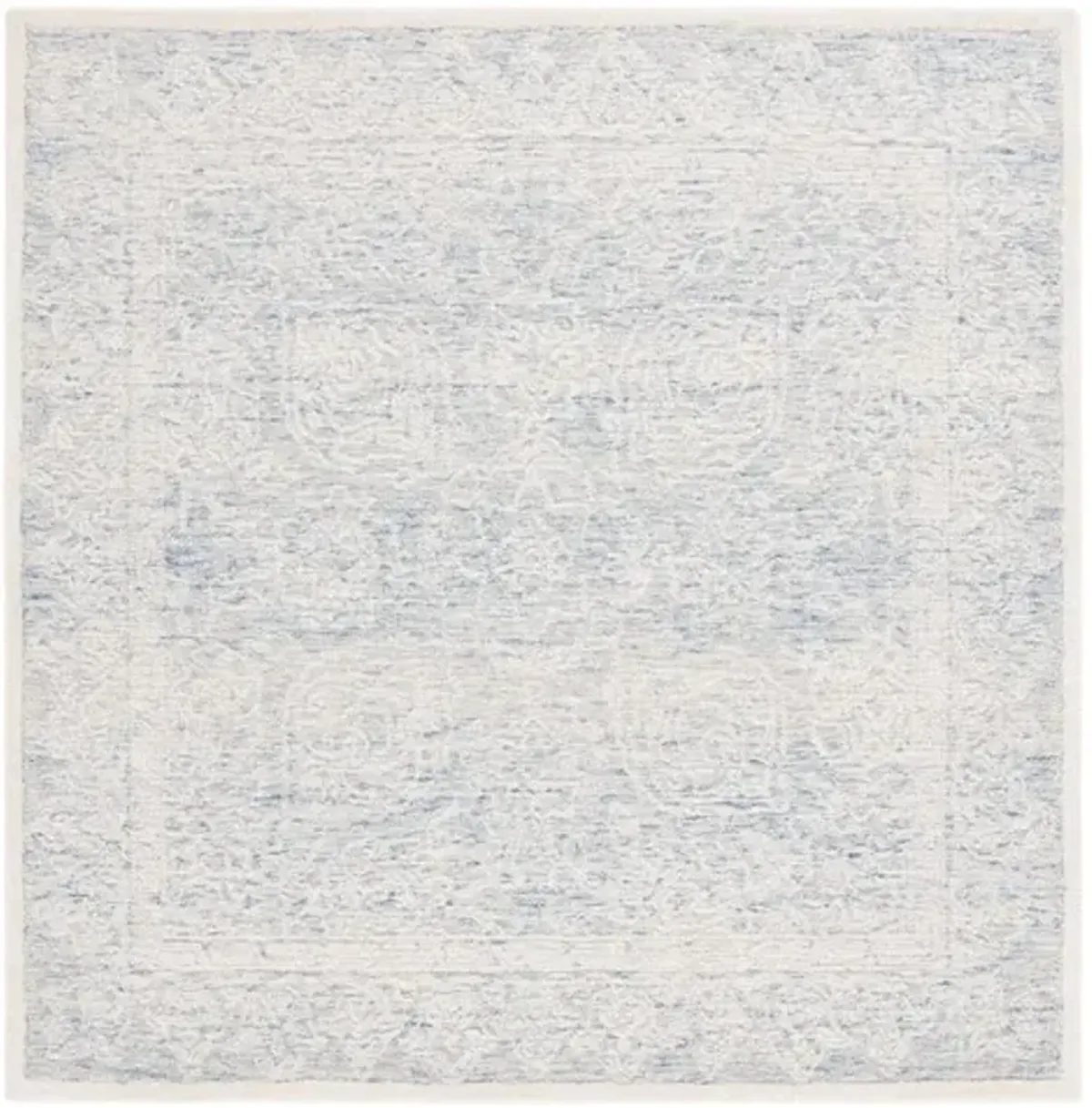 EBONY 102 Blue  6' X 6' Square Square Rug