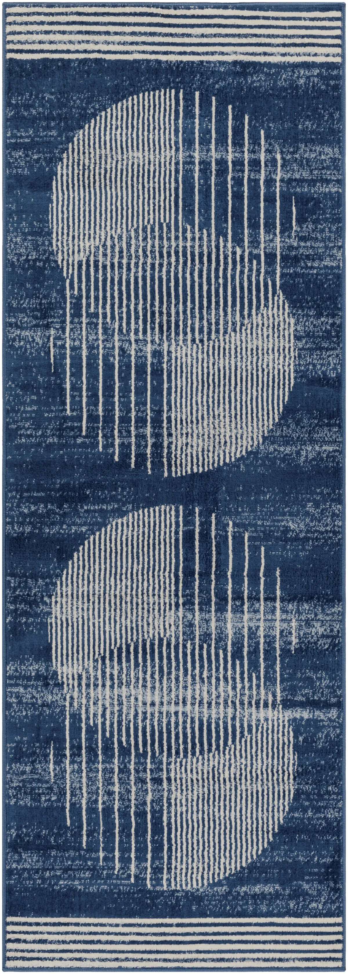 Floransa FSA-2380 2'7" x 10' Machine Woven Rug