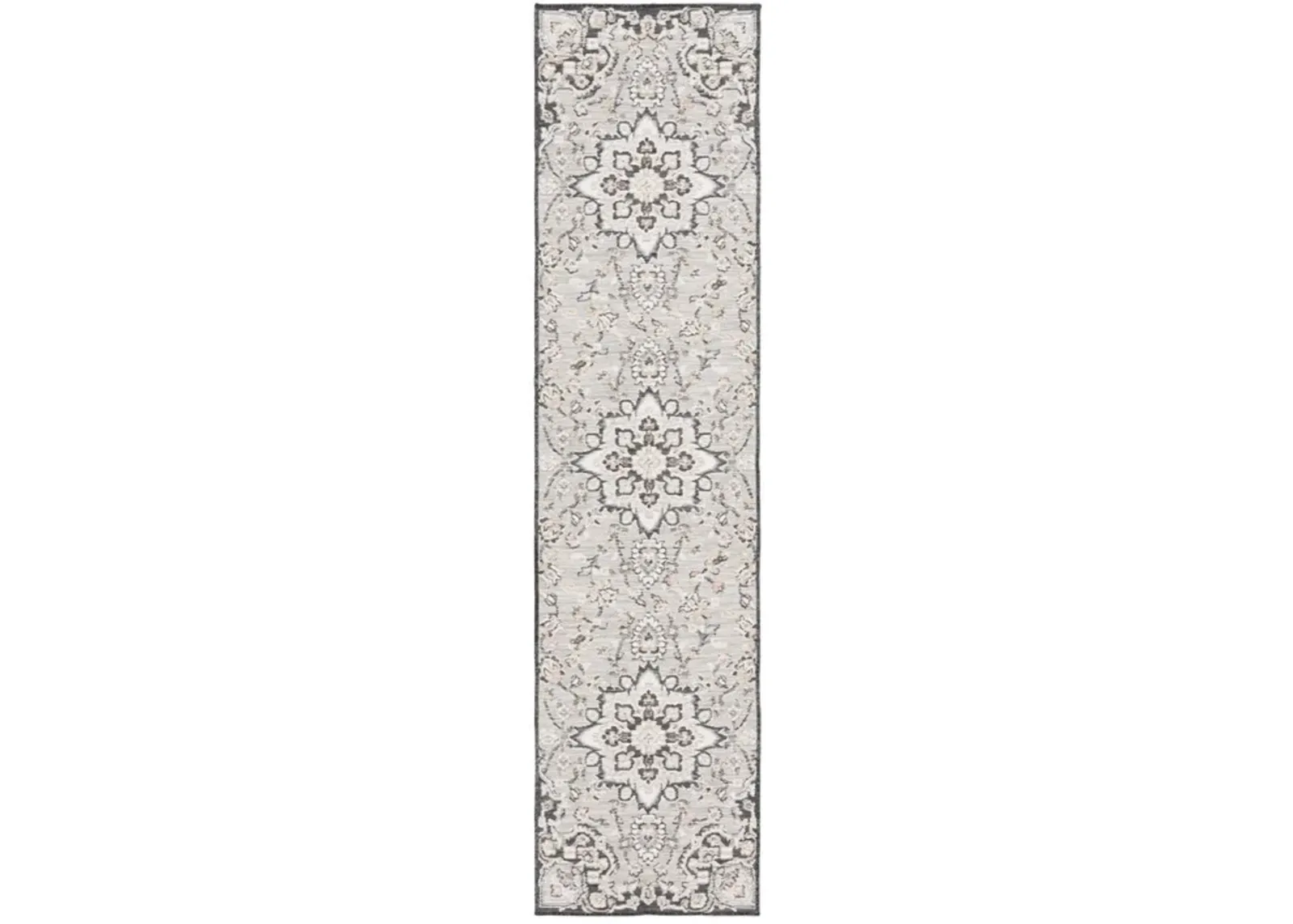 SUNRISE 696 Grey  2' X 8' Runner Rug