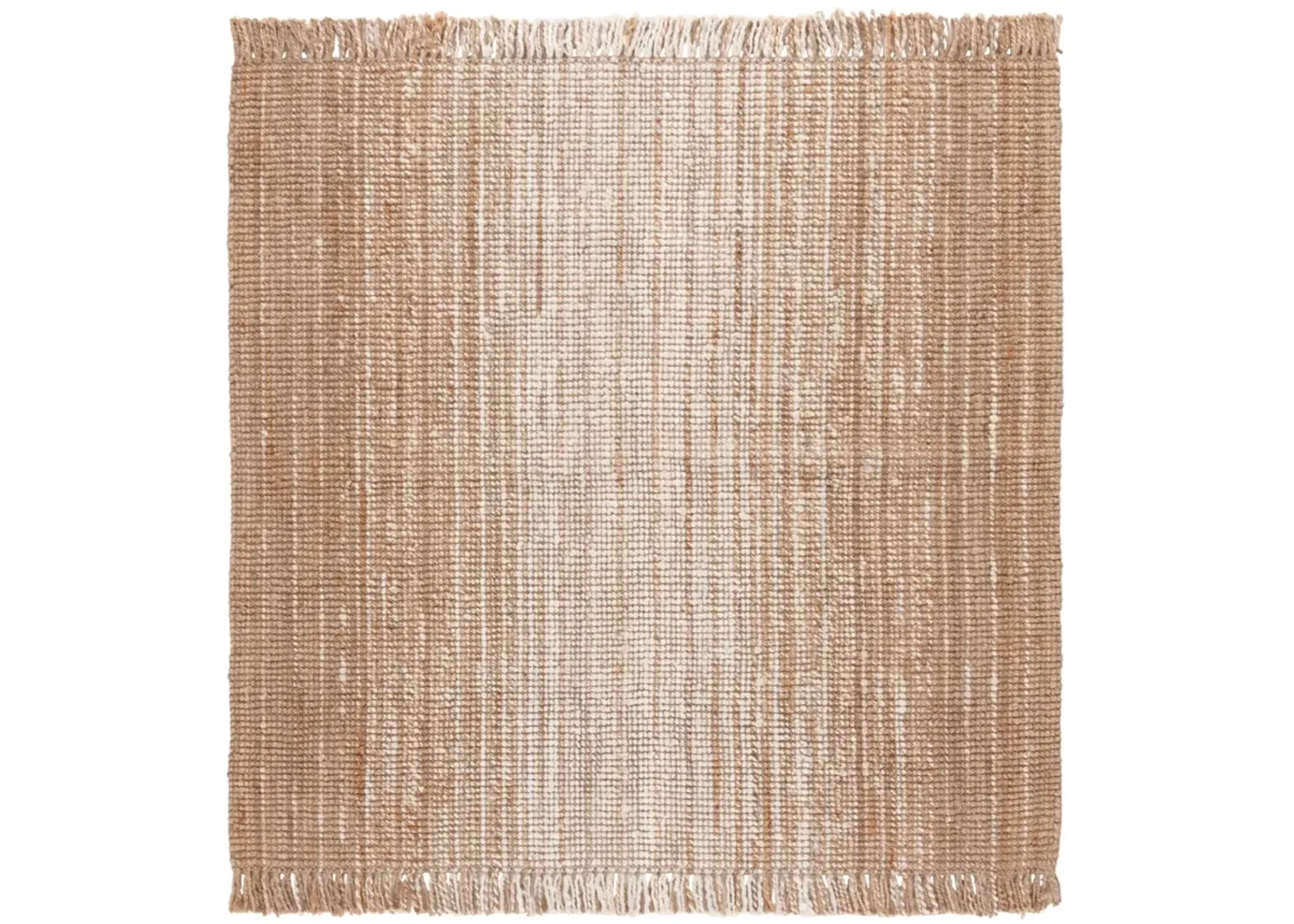 NATURAL FIBER 843 IVORY  6' x 6' Square Square Rug