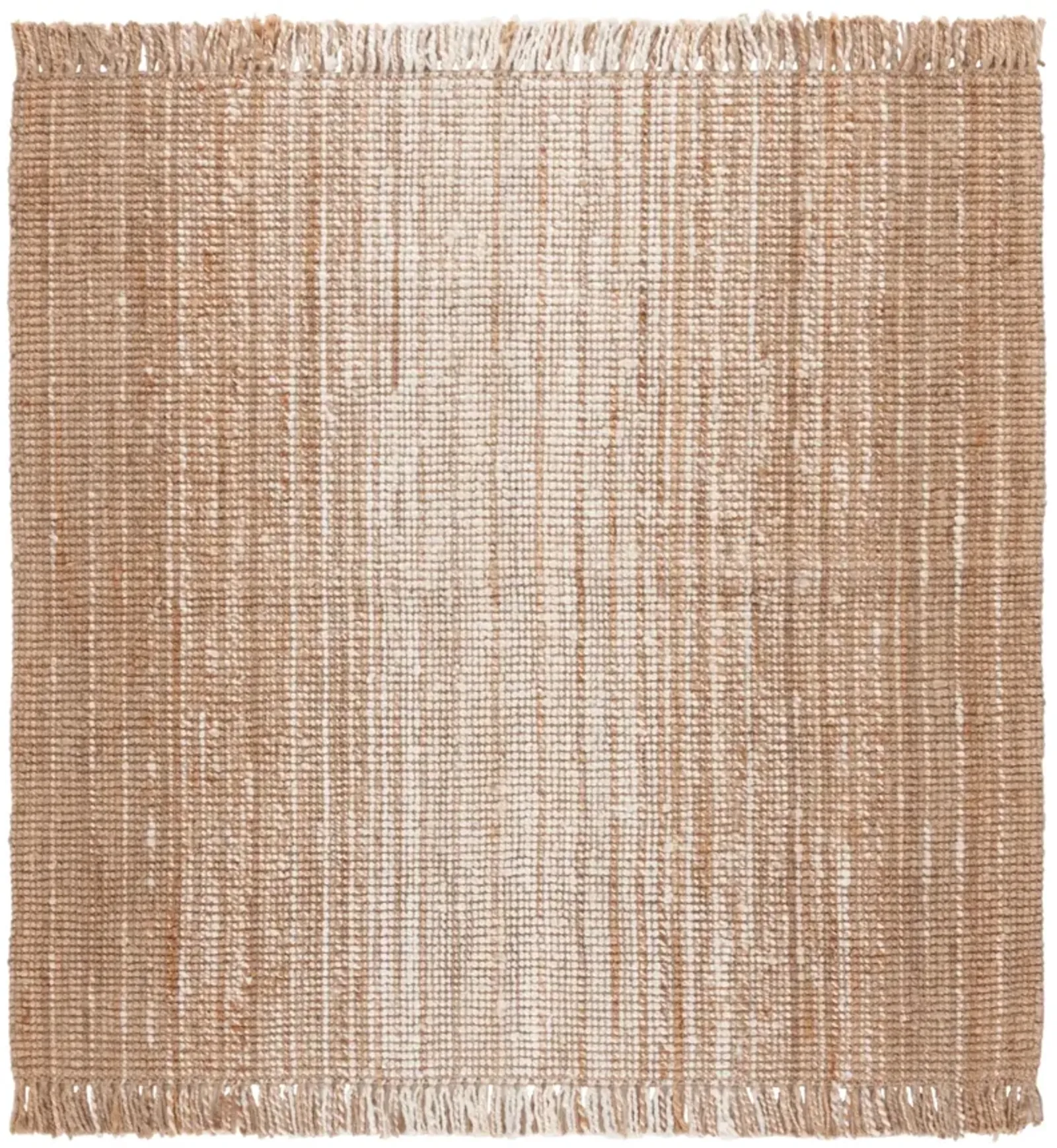 NATURAL FIBER 843 IVORY  6' x 6' Square Square Rug