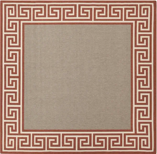 Alfresco ALF-9628 8'10" x 8'10" Machine Woven Rug