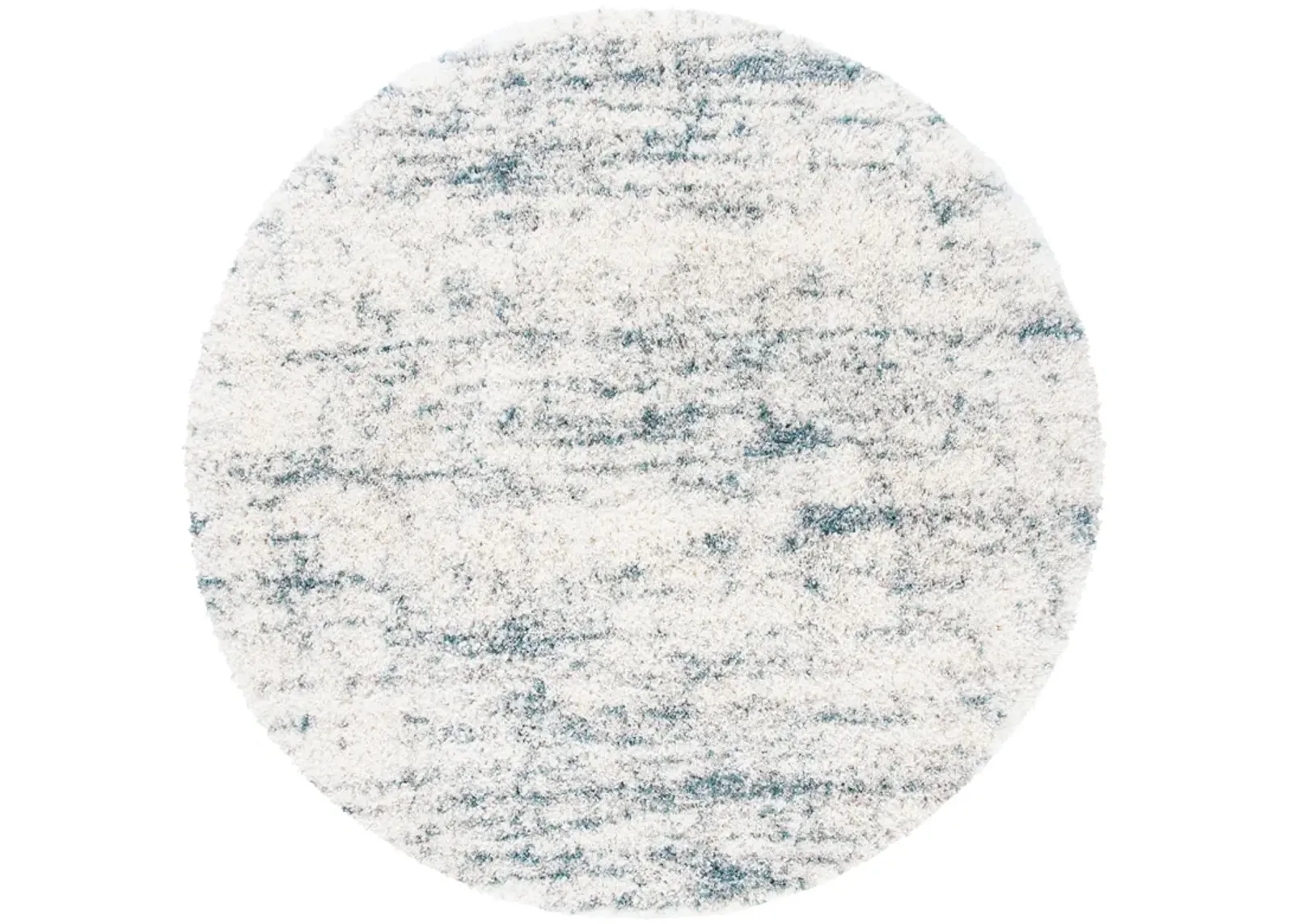 FONTANA SHAG Round Power Loomed 5'-3" X 5'-3" Round Rug