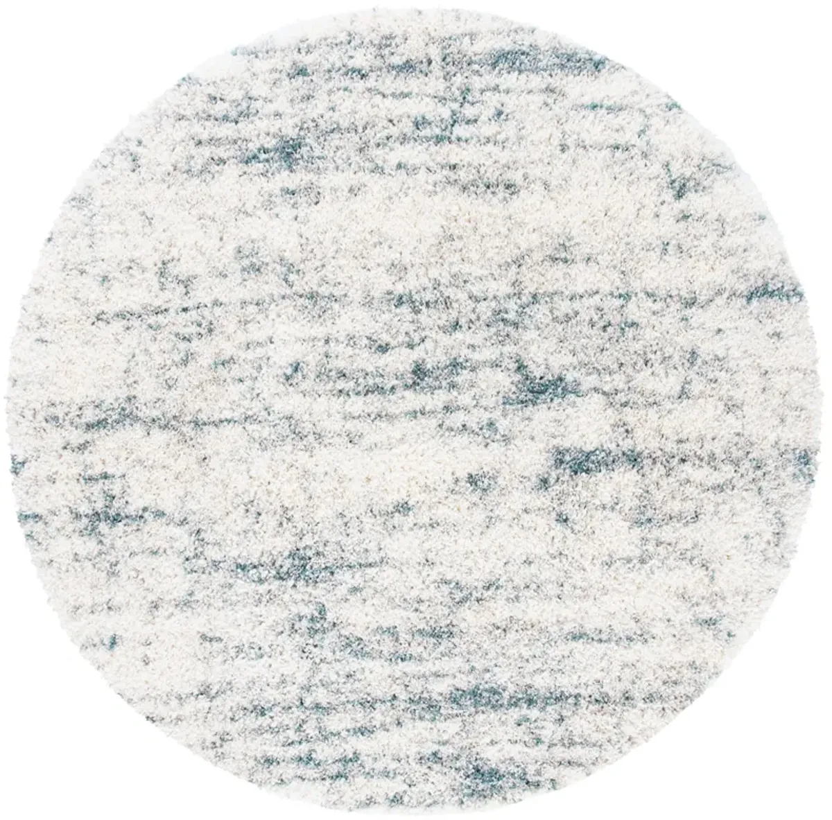 FONTANA SHAG Round Power Loomed 5'-3" X 5'-3" Round Rug