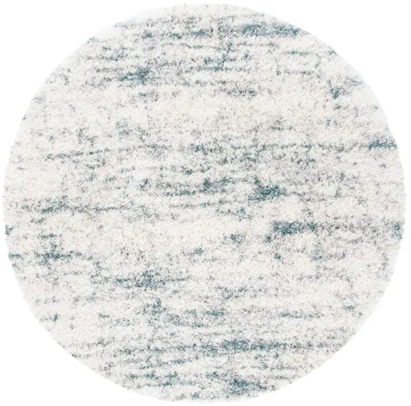 FONTANA SHAG Round Power Loomed 5'-3" X 5'-3" Round Rug