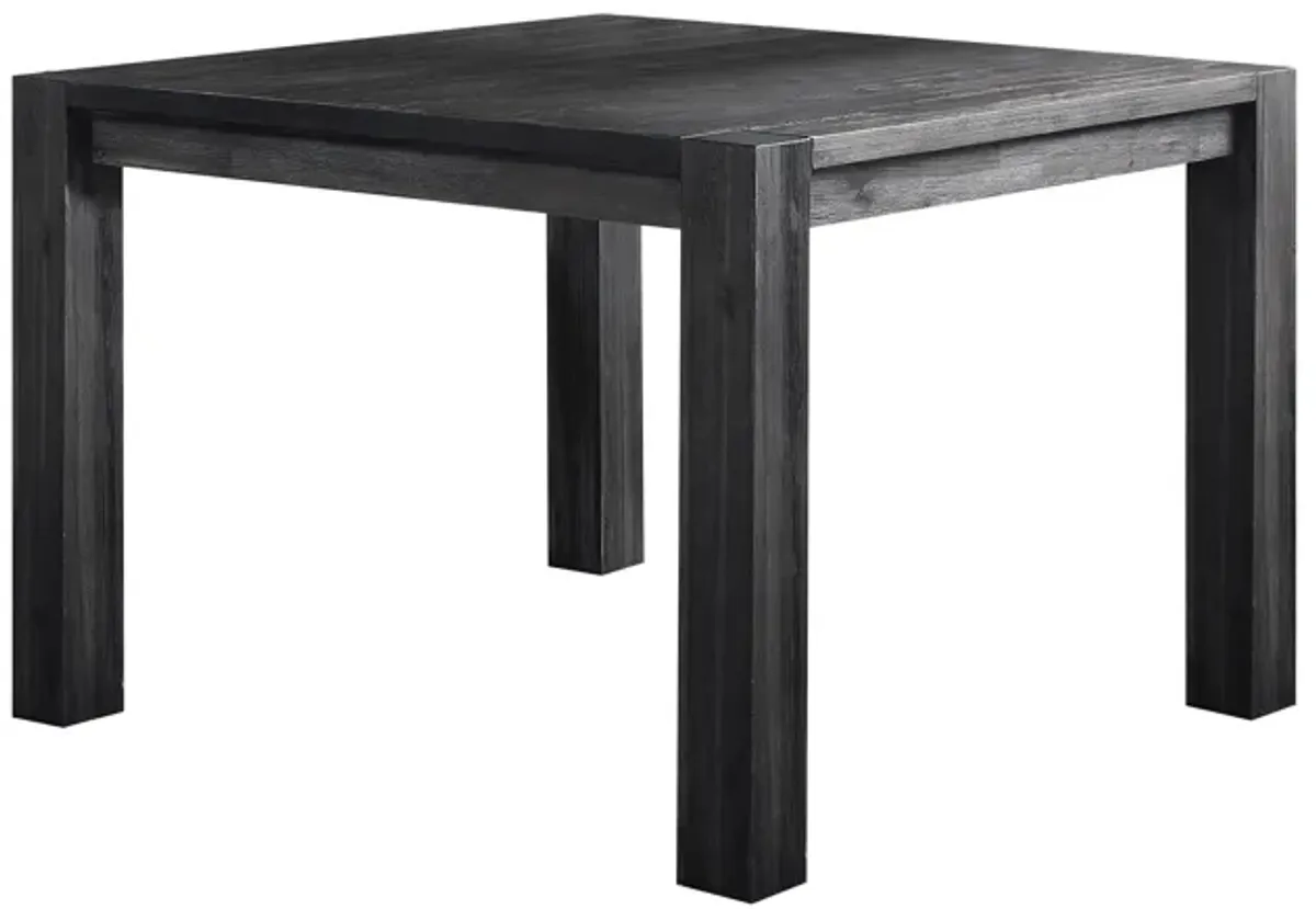 Meadow Solid Wood Square Counter Table in Graphite