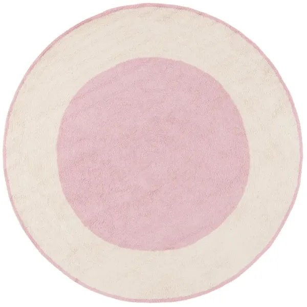 EASY CARE Hand Tufted 4' x 4' Round area rug