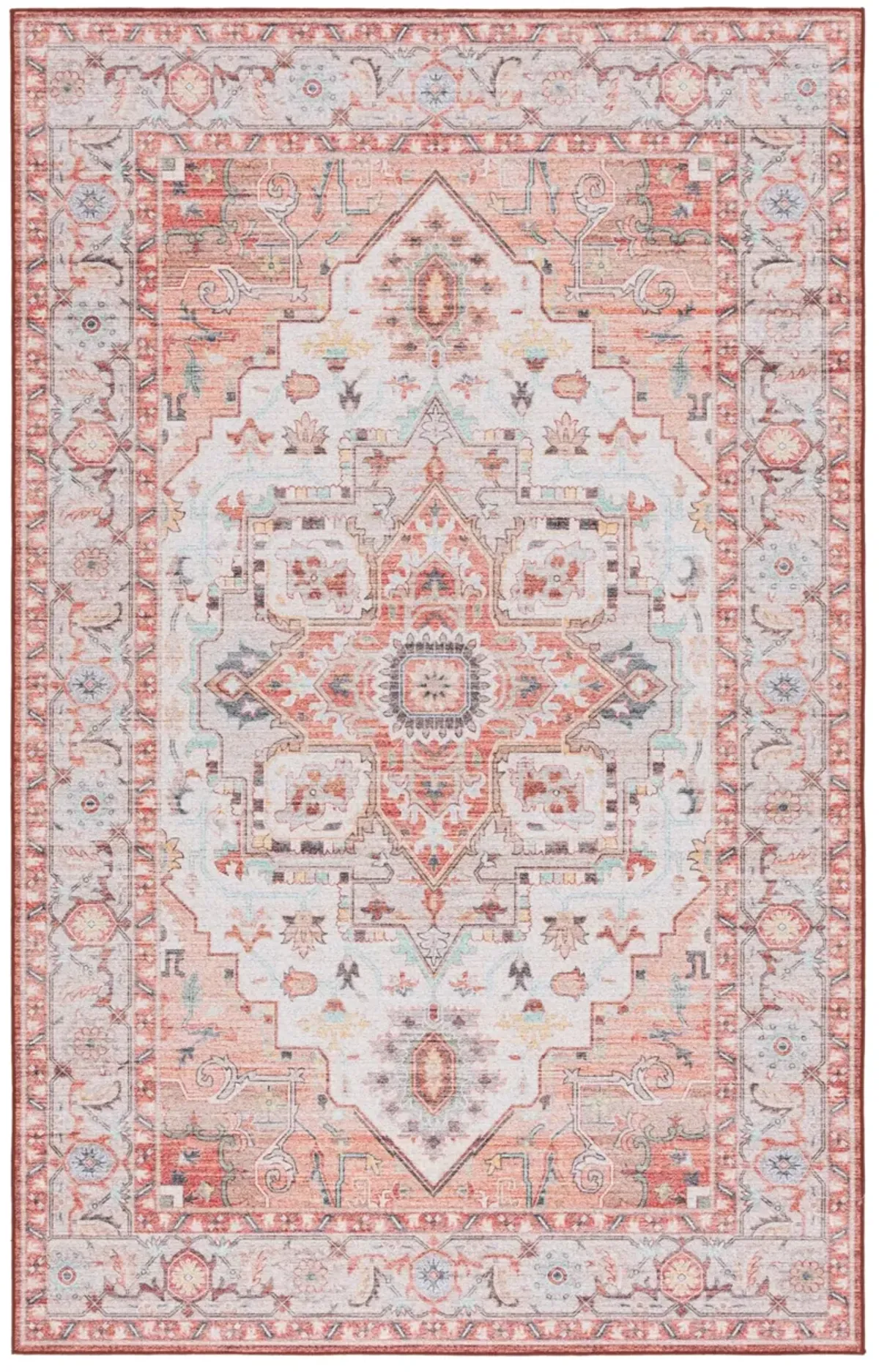 TUCSON 913 LIGHT RUST  5' x 8' Medium Rectangle Rug