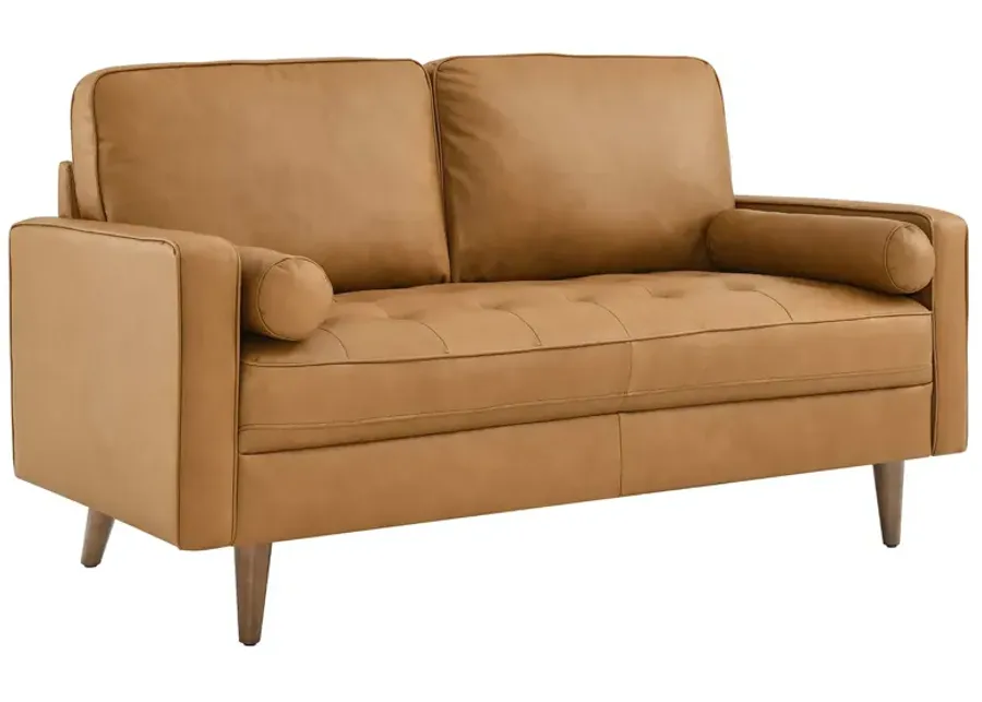 Valour Leather Loveseat