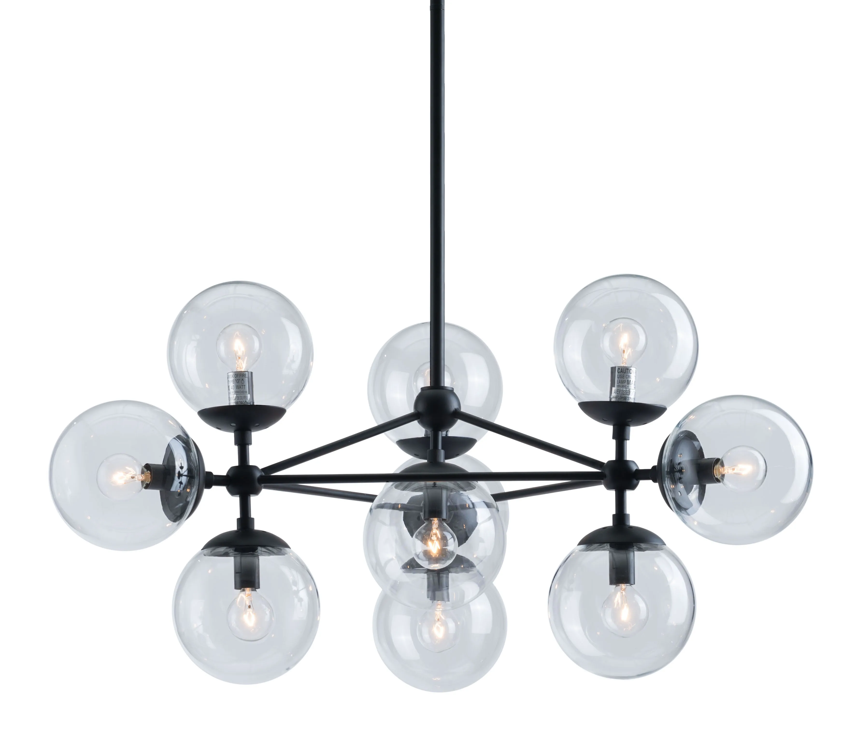 Belfast Ceiling Lamp Black