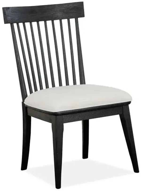 Dining Side Chair w/Uph.Seat&Wood WindsorBack(2/ctn)