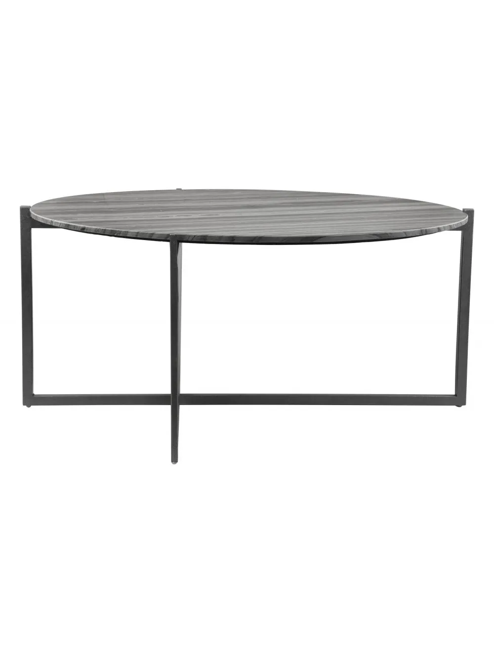 Mcbride Coffee Table Gray & Black