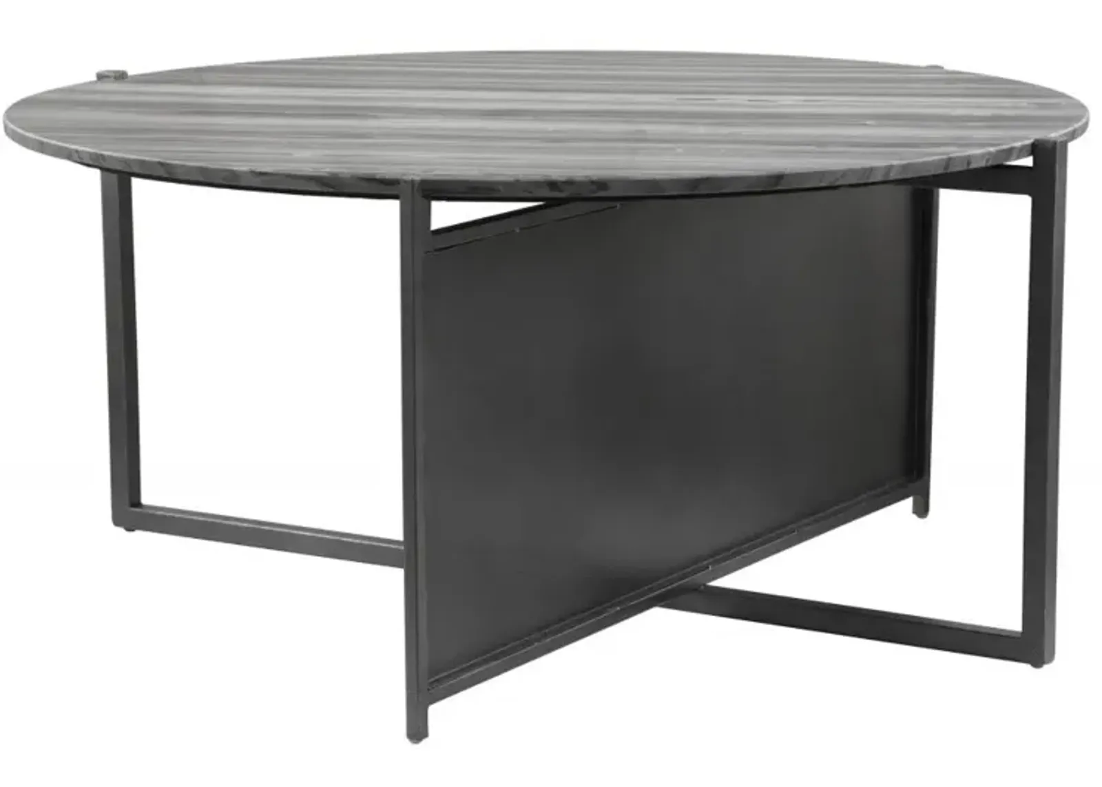 Mcbride Coffee Table Gray & Black