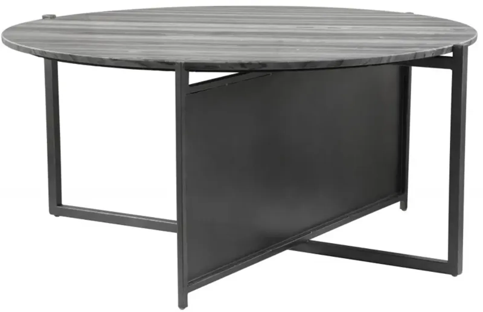 Mcbride Coffee Table Gray & Black