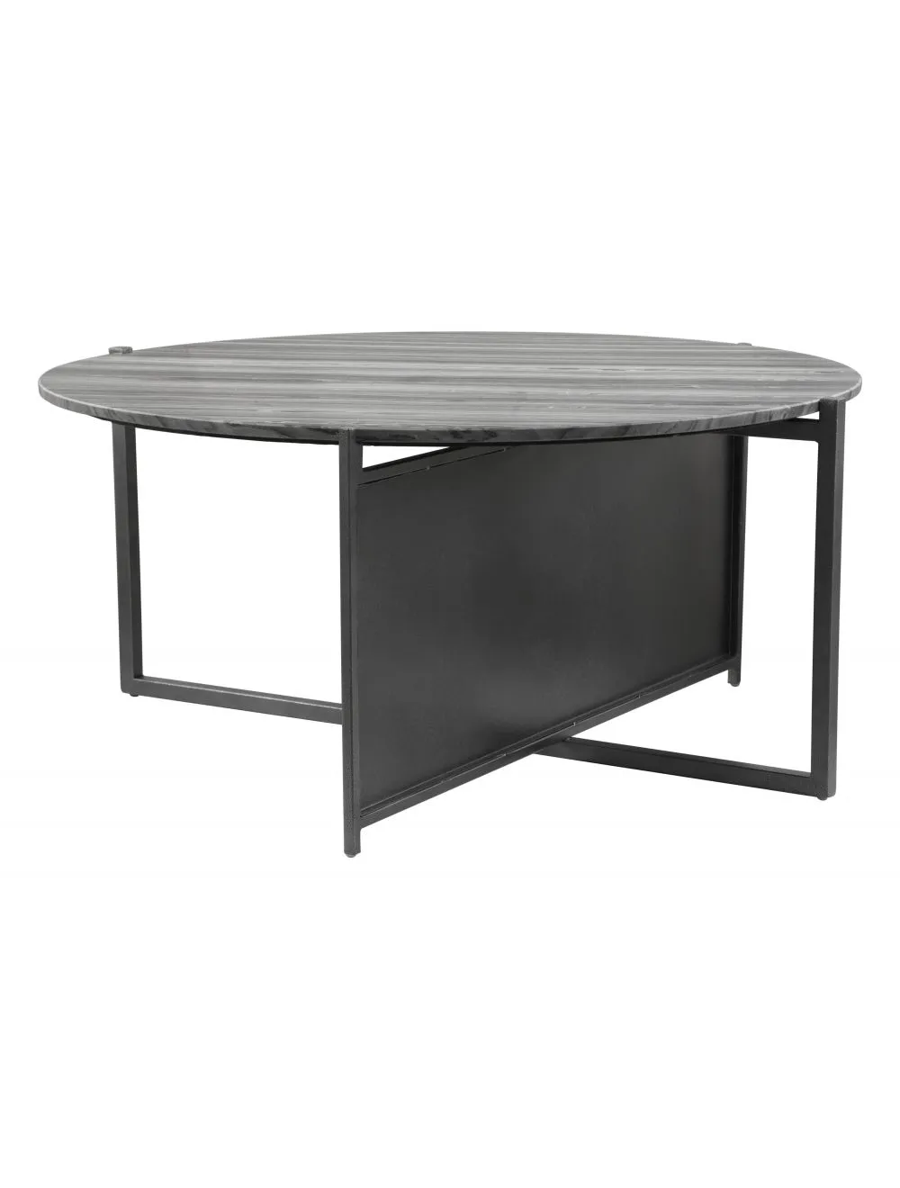 Mcbride Coffee Table Gray & Black