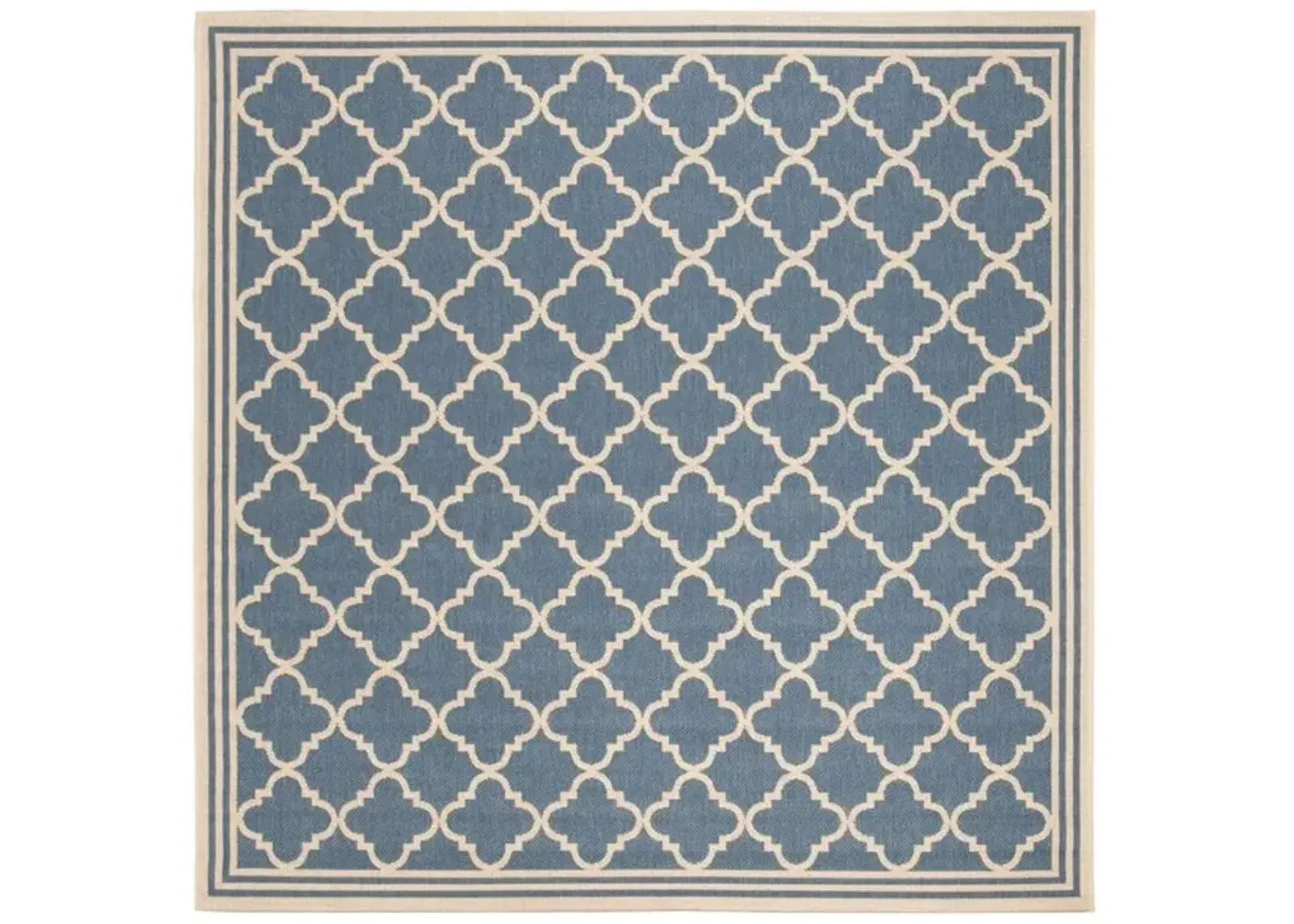 LINDEN 121 Collection LND121M-6SQ Blue / Creme 6'-7" X 6'-7" Square