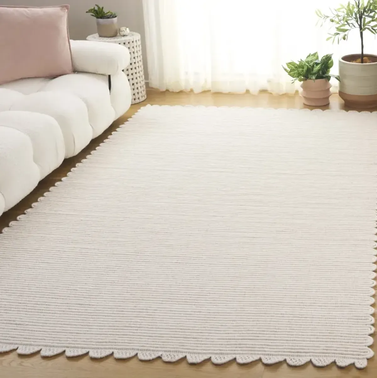 MONTAUK 323 IVORY 6' x 6' Square Square Rug