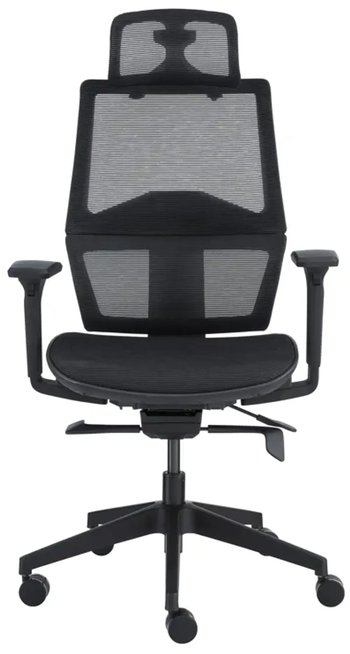 Bruno High Back Office Chair in Black Mesh and Frame