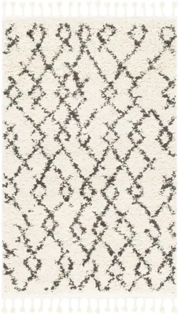Berber Shag 5'3" x 7'3" Rug