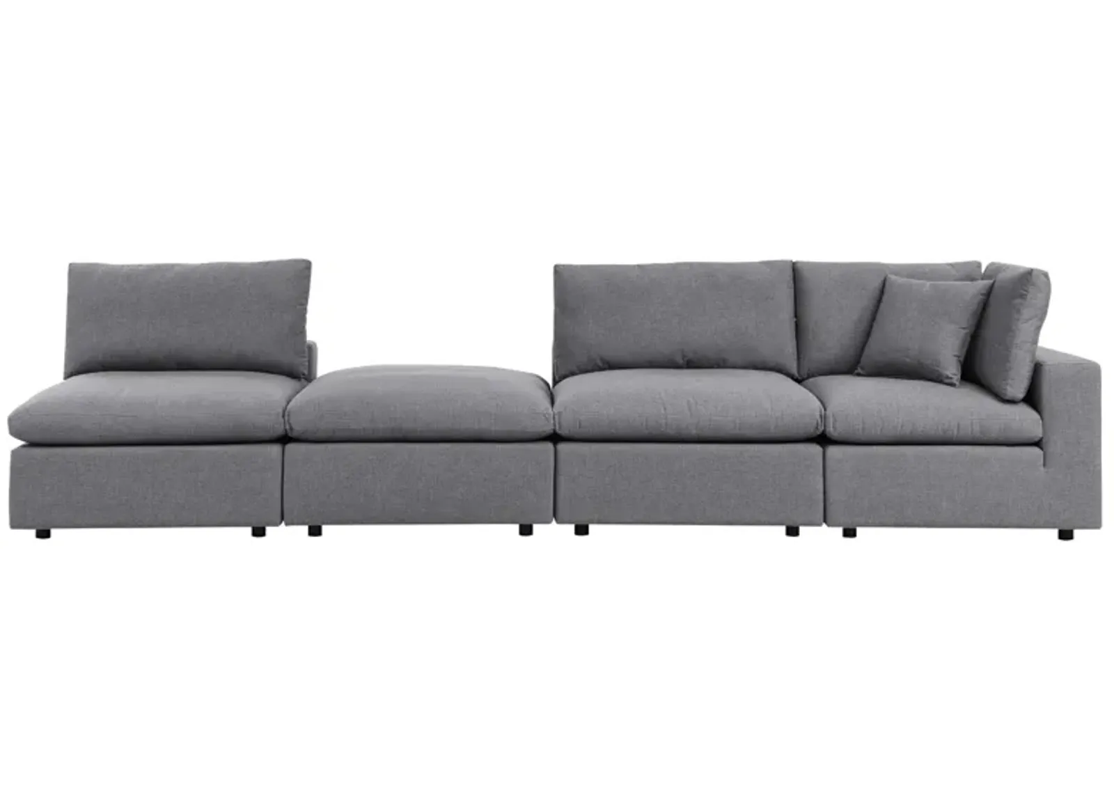 Commix 4-Piece Sunbrella� Outdoor Patio Sectional Sofa