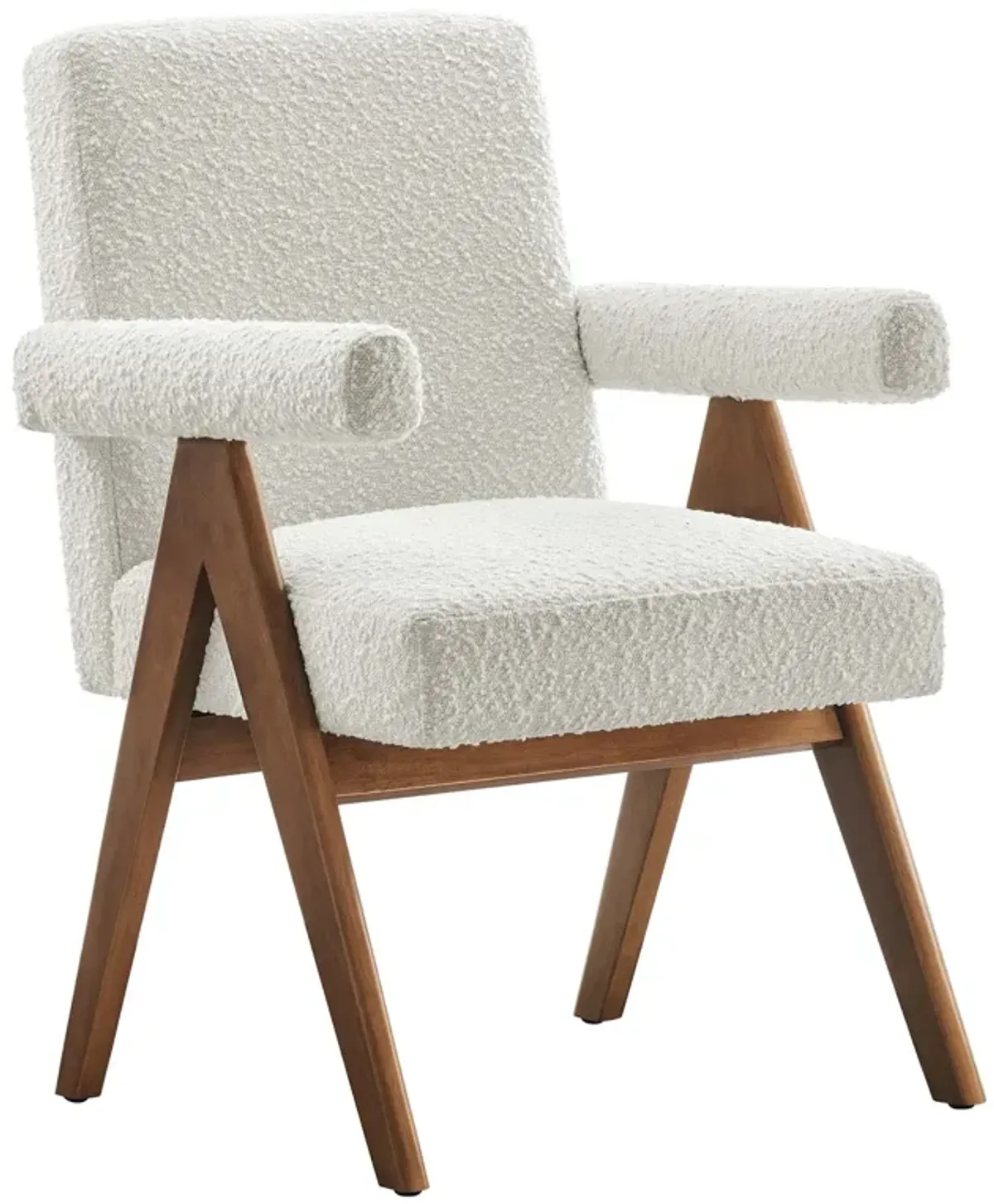Lyra Boucle Fabric Dining Room Chair - Set of 2