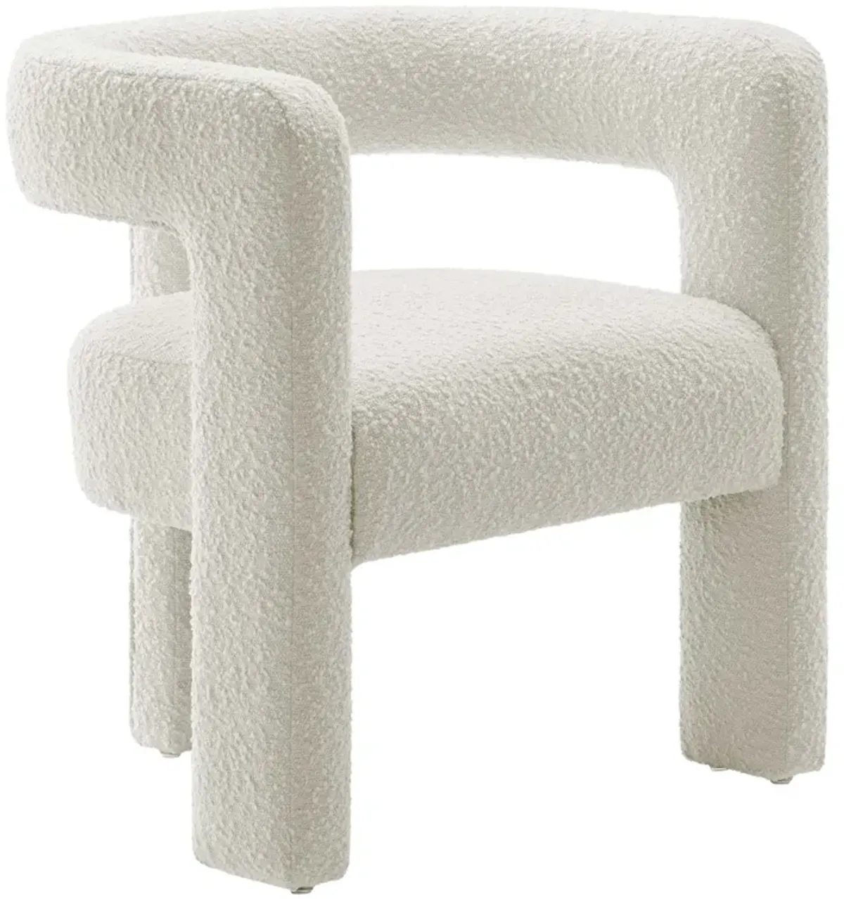 Kayla Boucle Upholstered Armchair