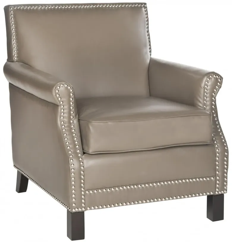 EASTON CLUB CHAIR - SILVER NAIL HEADS