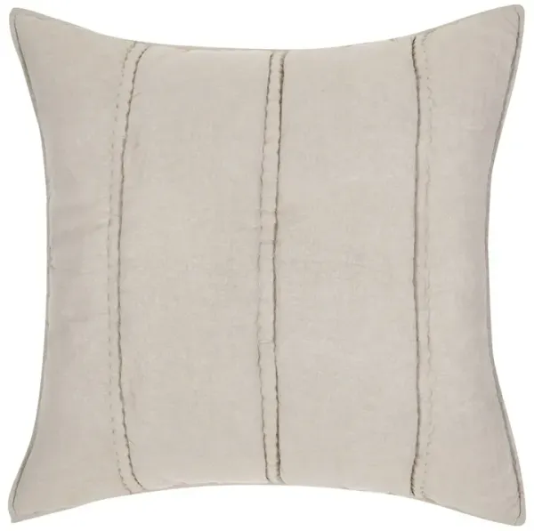 Rowen Sustainable Fabric Beige Euro Sham