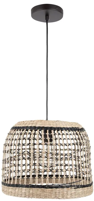 Silay 13" Wide 1-Light Pendant - Black