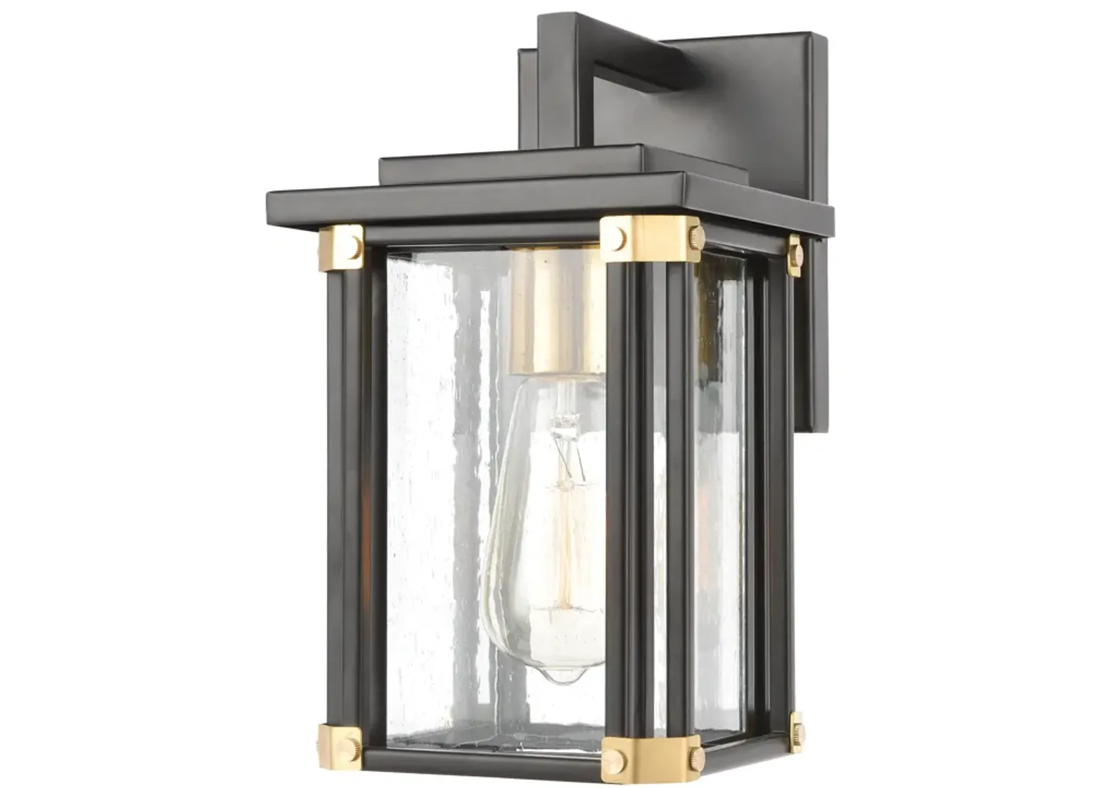 Vincentown 11" High 1-Light Outdoor Sconce - Matte Black