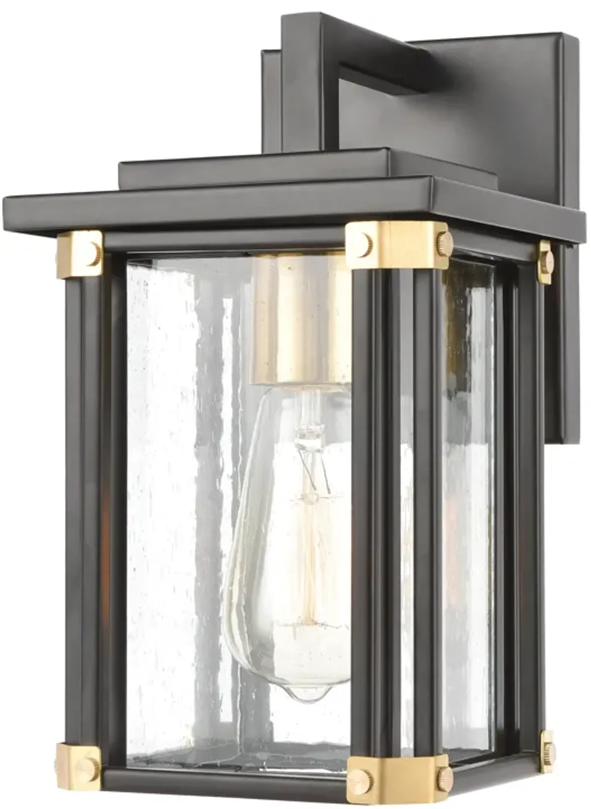 Vincentown 11" High 1-Light Outdoor Sconce - Matte Black