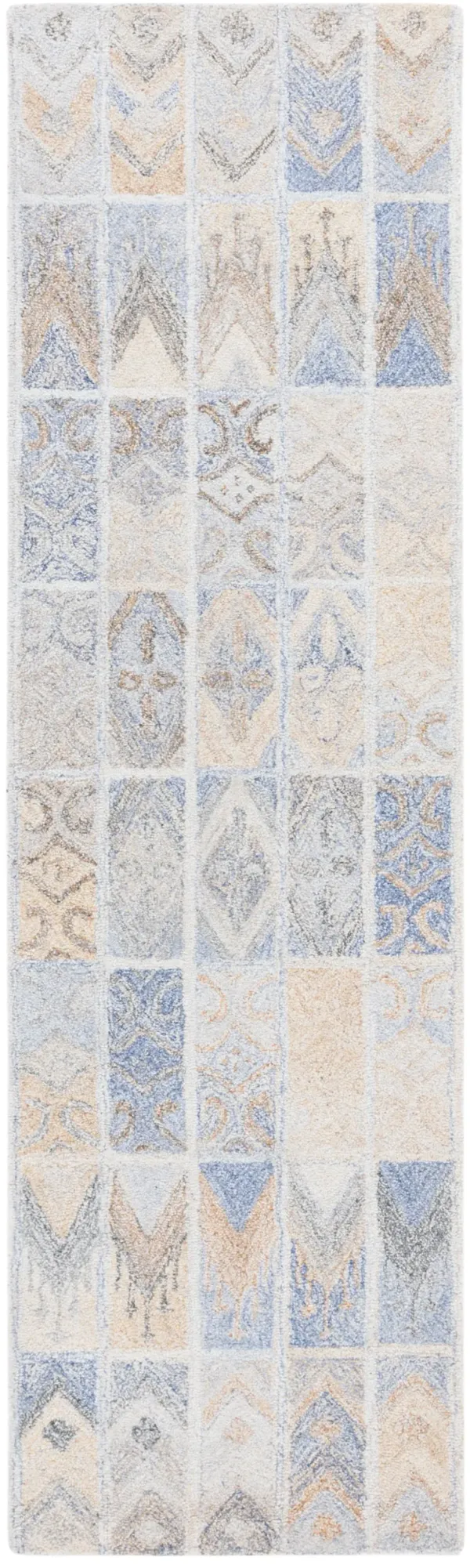 ABSTRACT Hand Tufted 2'-3' x 8' runner