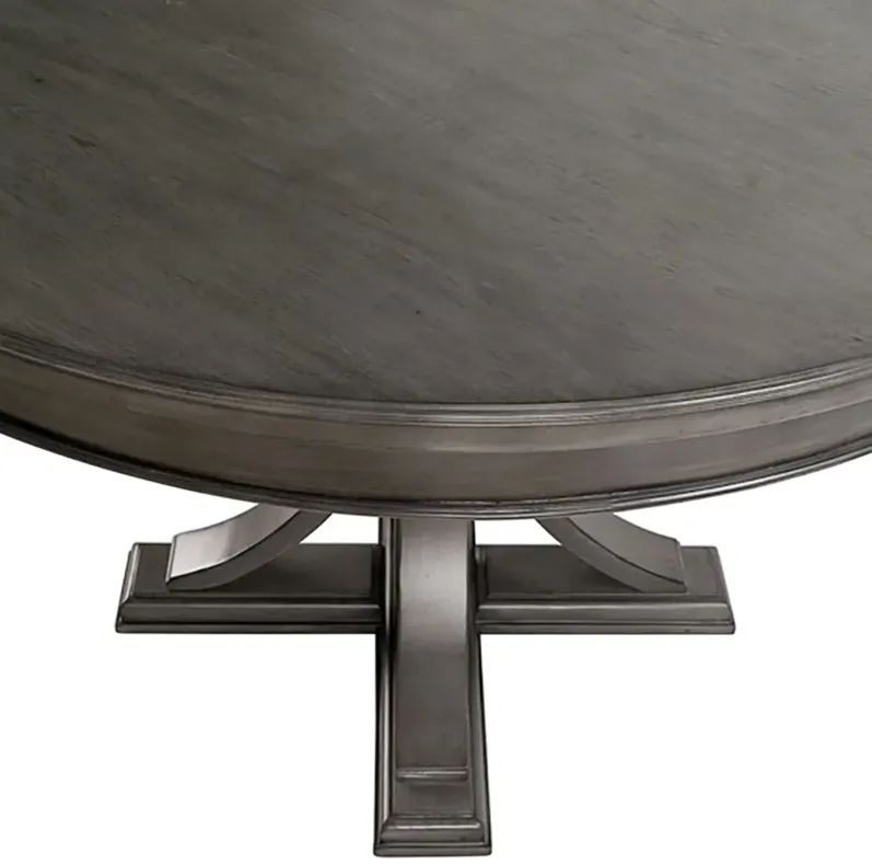 Madison Park Signature Helena Grey Round Dining Table