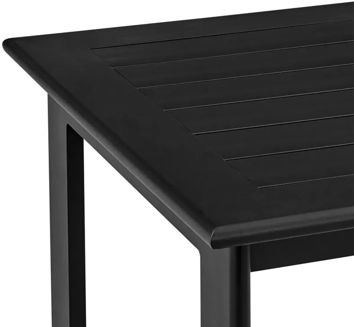 Cayman Outdoor Patio Bar Height Dining Table in Aluminum