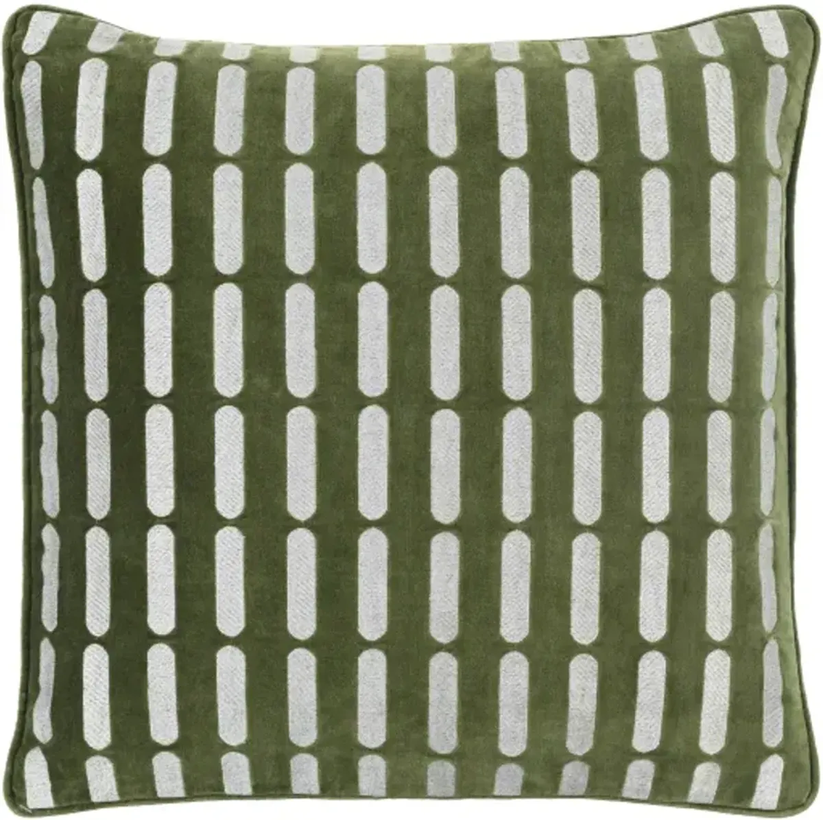Connecticut CIU-008 18"L x 18"W Accent Pillow