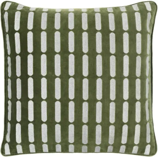 Connecticut CIU-008 18"L x 18"W Accent Pillow