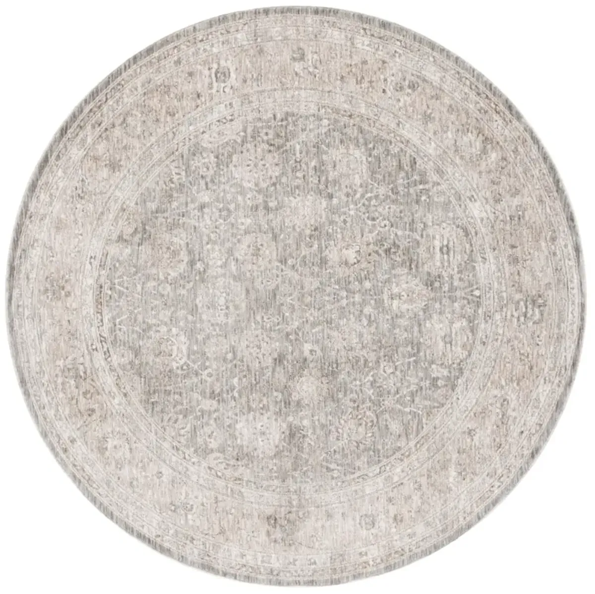 MASON 112 BEIGE  6'-3' x 6'-3' Round Round Rug