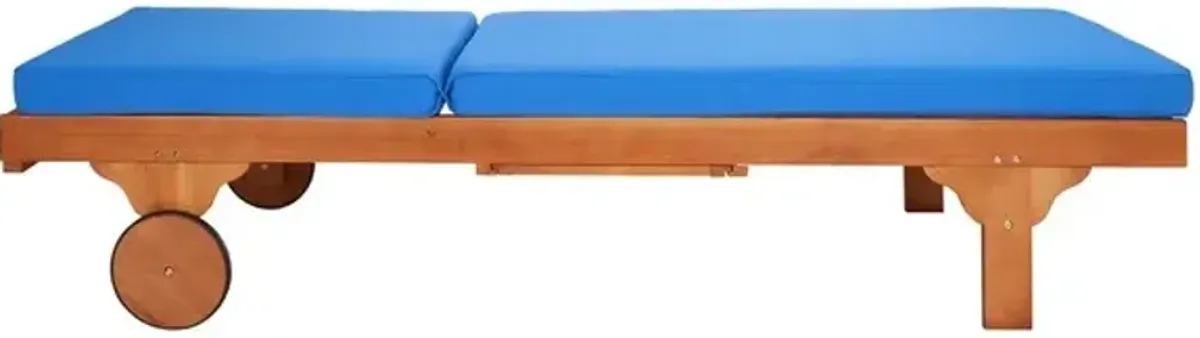 NEWPORT CHAISE LOUNGE CHAIR WITH SIDE TABLE