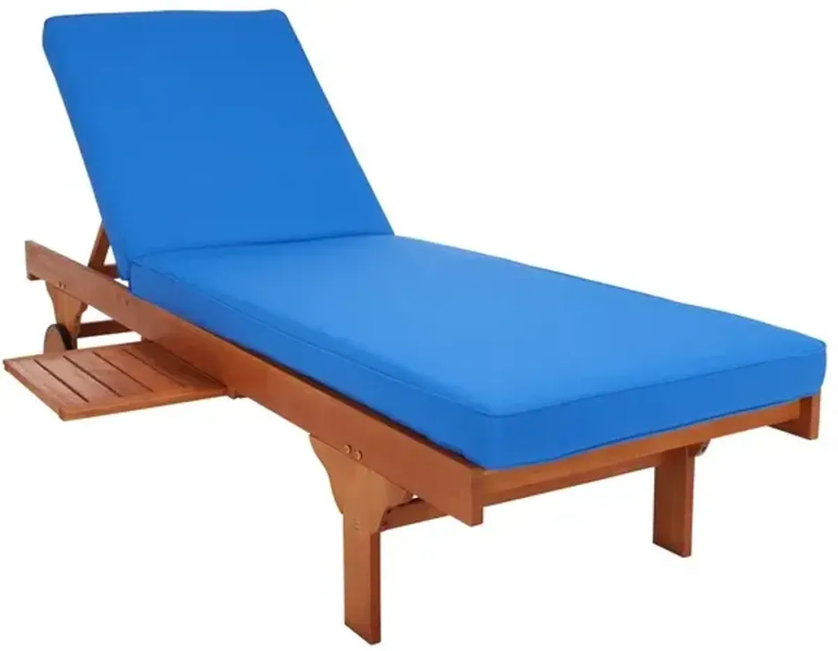 NEWPORT CHAISE LOUNGE CHAIR WITH SIDE TABLE