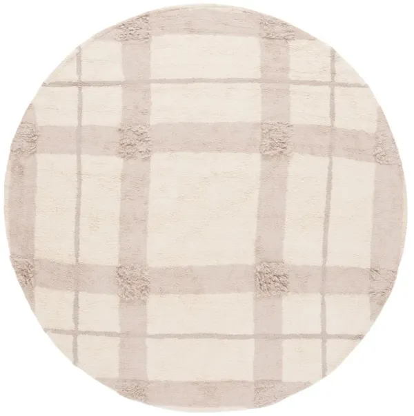 EASY CARE Hand Woven 6' x 6' Round area rug